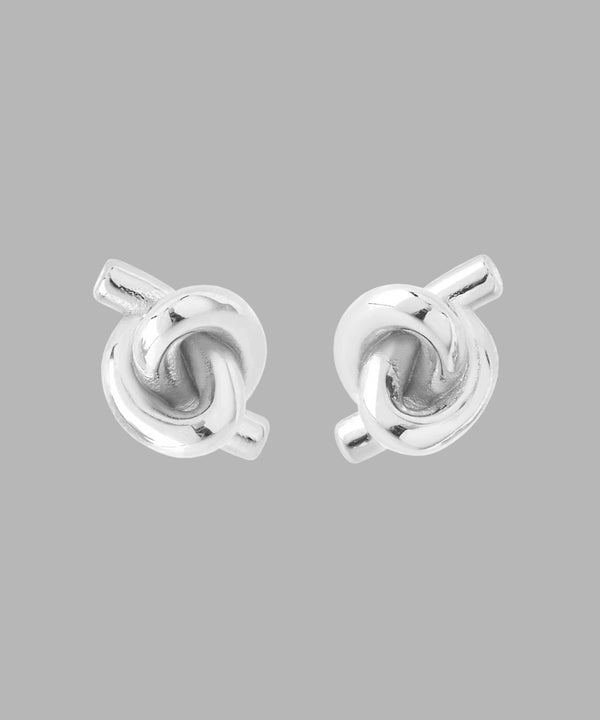 メタルノットピアス[ステンレス][Ownideal]