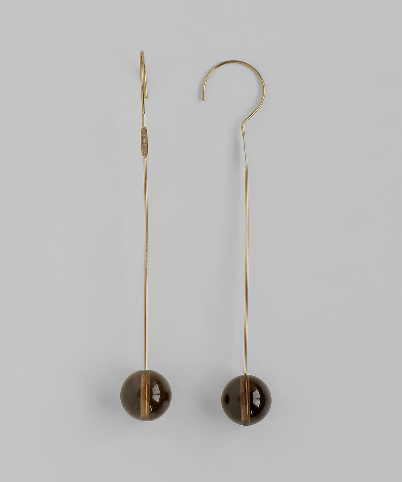 天然石スフィアフックピアス[ステンレス][Ownideal]