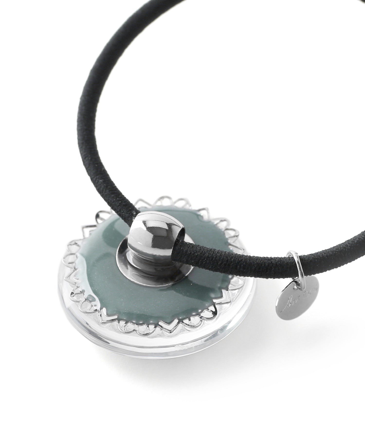 ANEMONE】透かしレースモチーフを閉じ込めたクリアヘアゴム｜SANPO