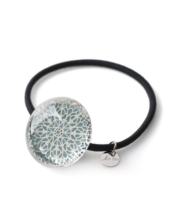 ANEMONE】透かしレースモチーフを閉じ込めたクリアヘアゴム｜SANPO