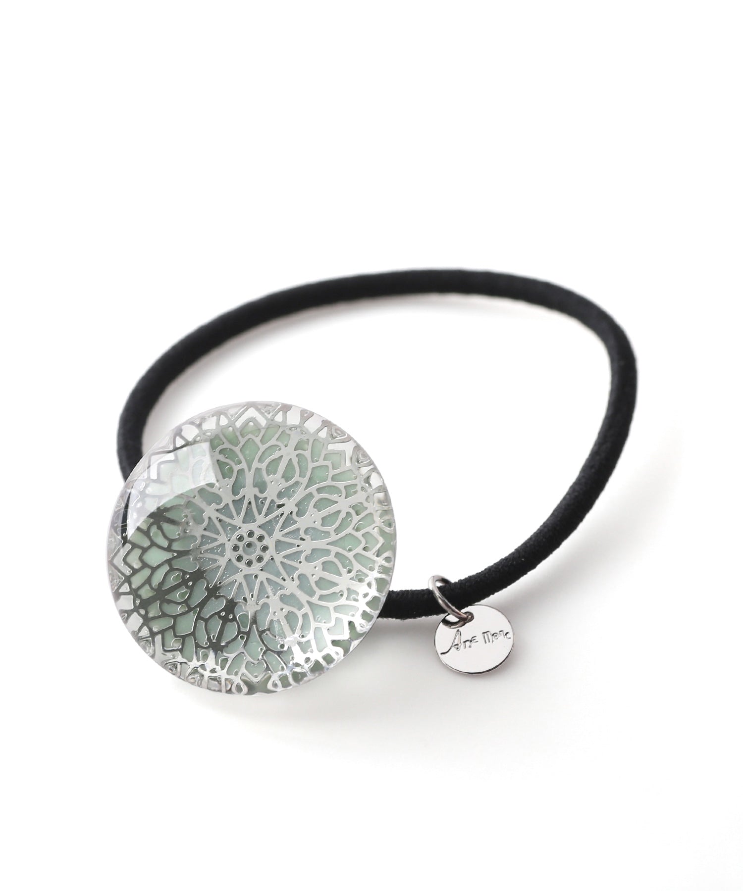 ANEMONE】透かしレースモチーフを閉じ込めたクリアヘアゴム｜SANPO