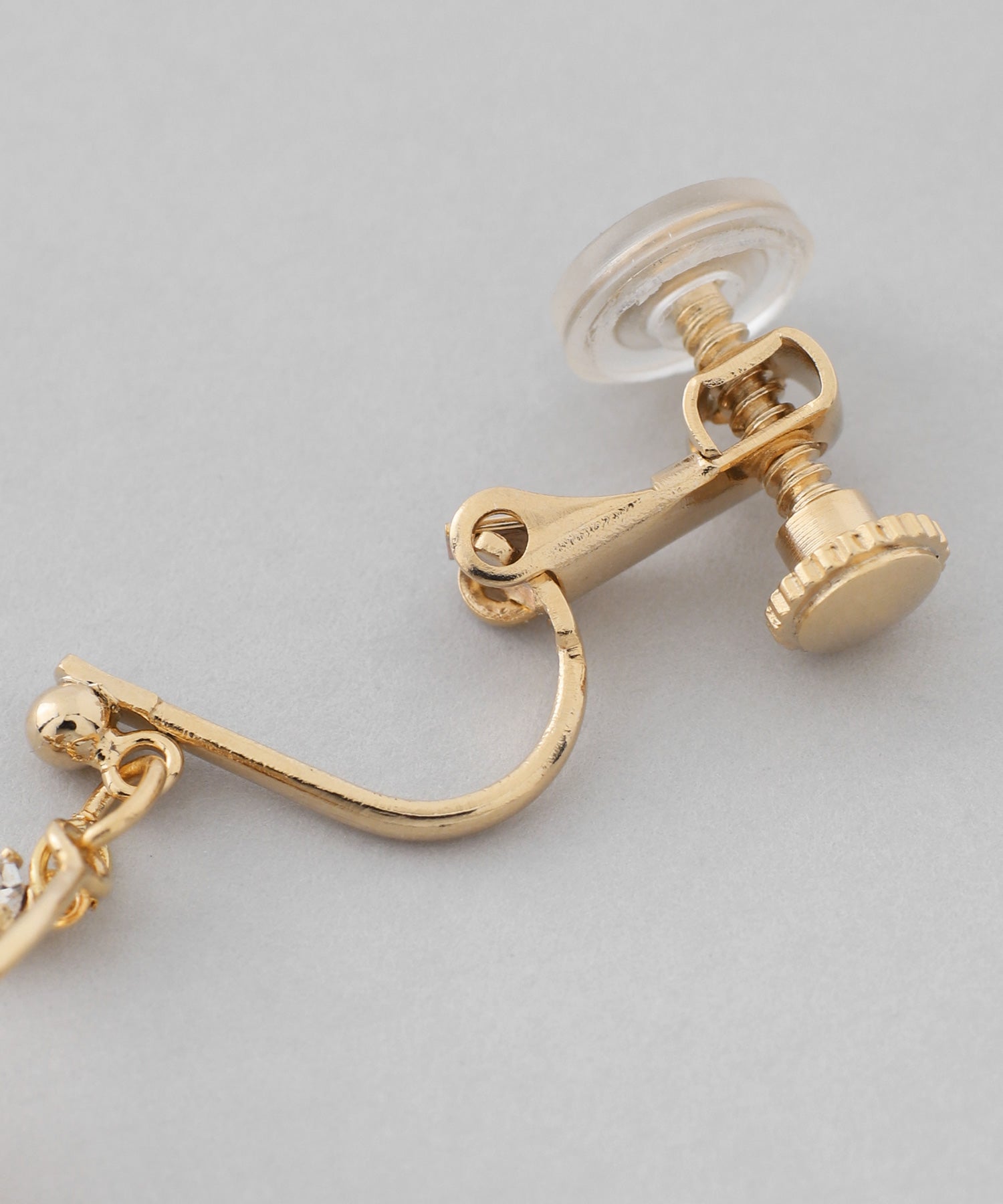 ANEMONE】パール×スイングフラワーイヤリング｜アネモネ・シエナロゼ