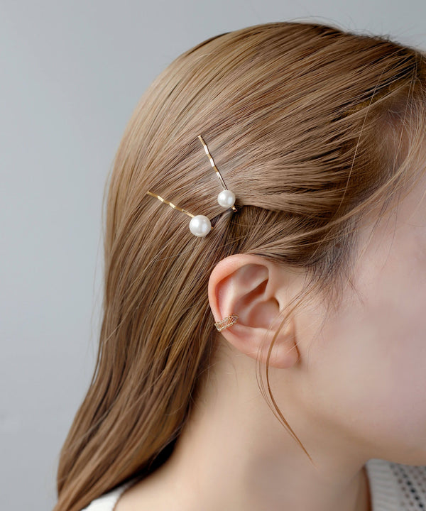 パールポイントヘアピン[4本セット]