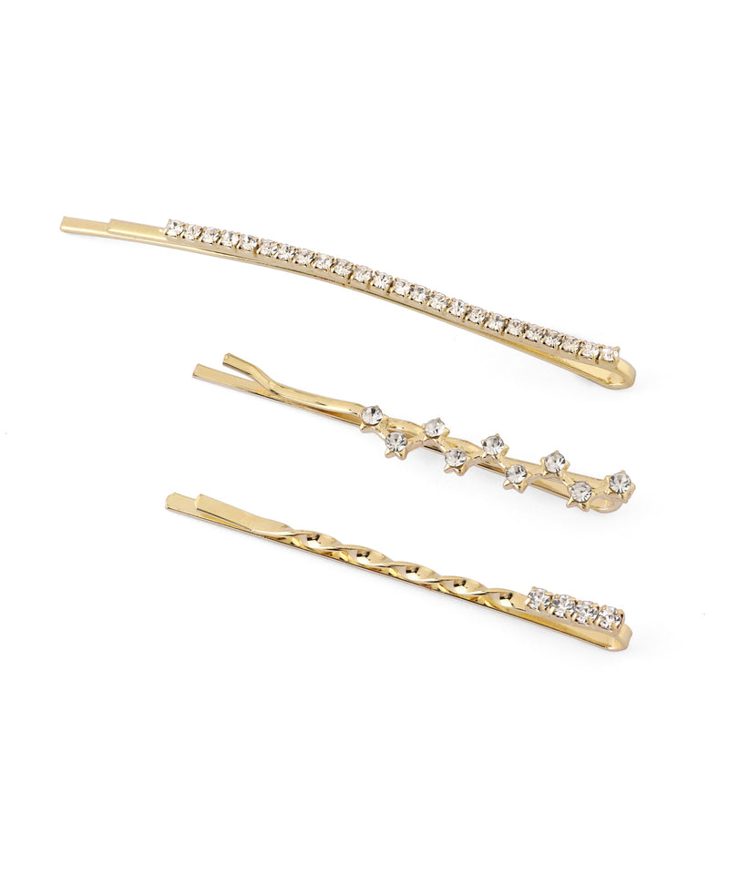 ビジューラインヘアピン[3本セット]