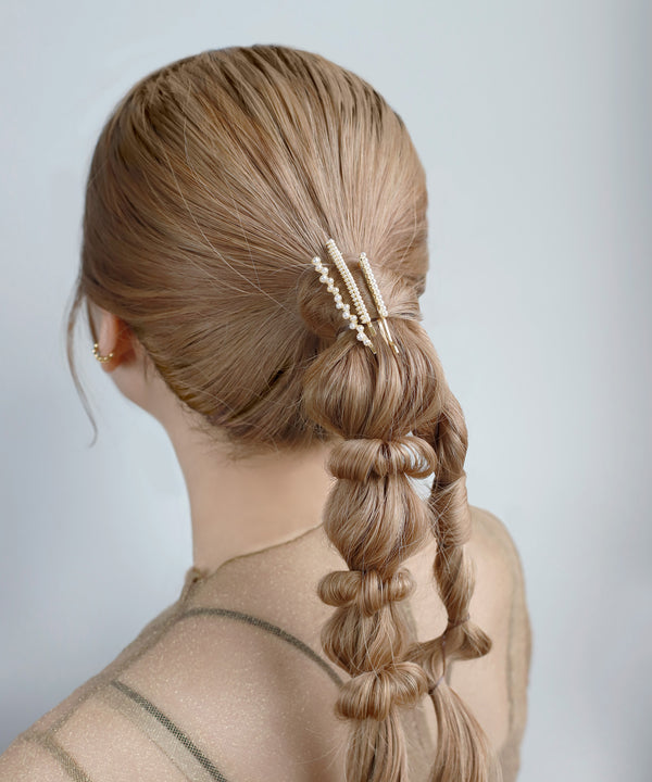 パールラインヘアピン[3本セット]