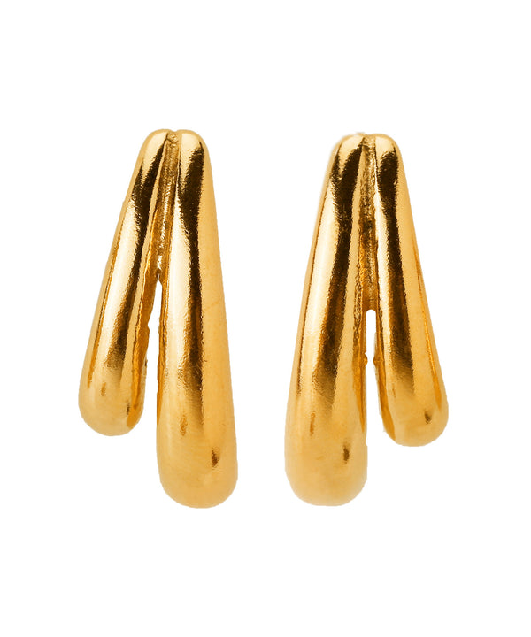 メタルカールイヤリング[Basic]