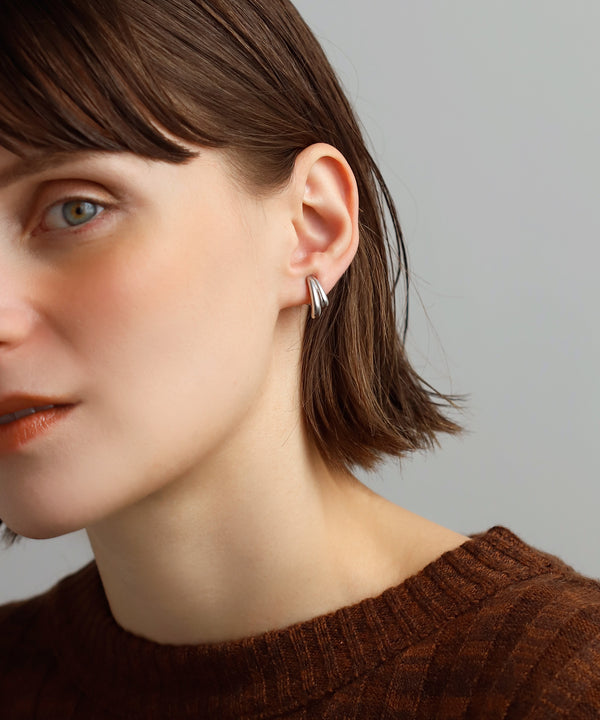 メタルカールイヤリング[Basic]