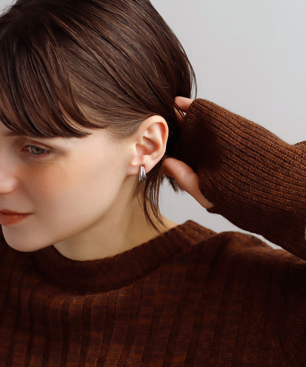 メタルカールイヤリング[Basic]