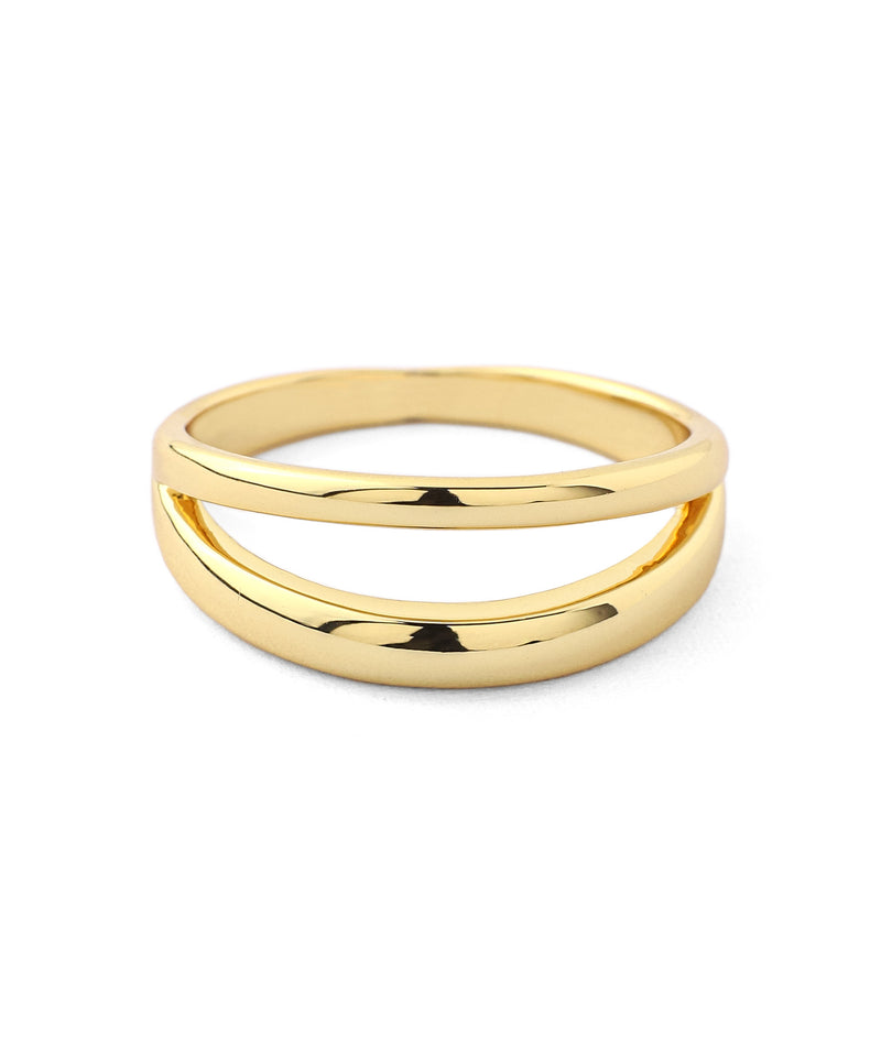 Double Line Metal Ring