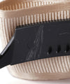 Piping volume ribbon banana clip