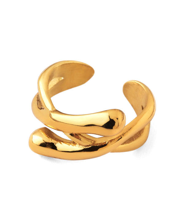 【ステンレス】ニュアンスクロスリング