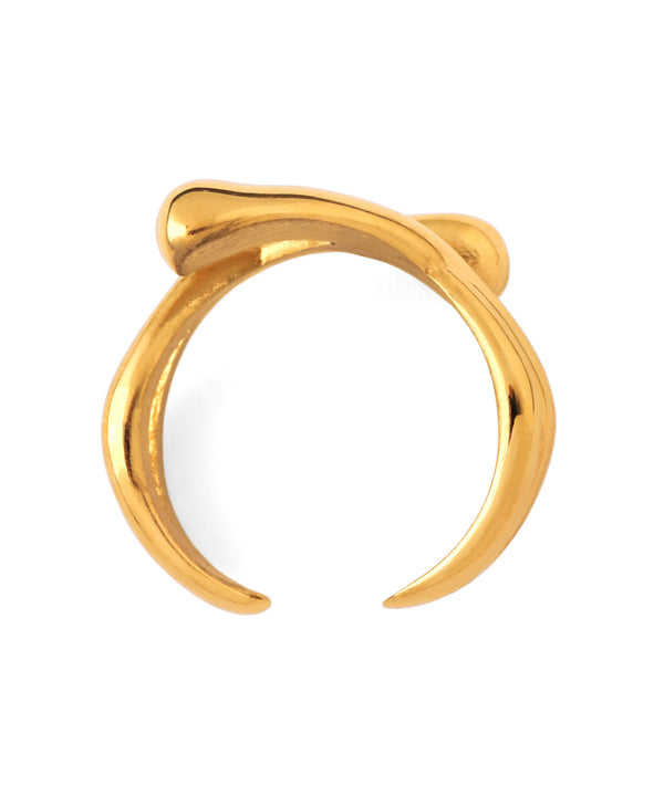 【ステンレス】ニュアンスクロスリング