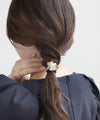 Pearl Botanical Hair Tie