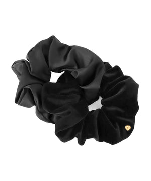 ベロア×サテンクロスシュシュ