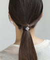 ビーズ×ビジューヘアゴム