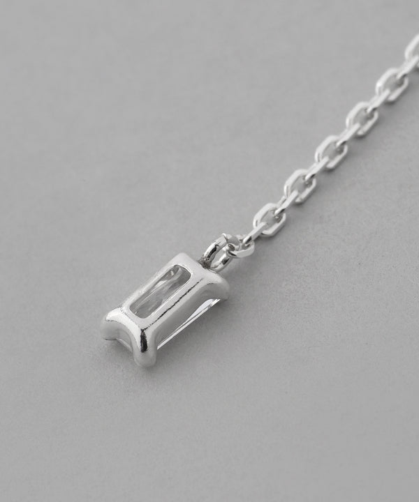 ビジュー×チェーンピアス[silver925][Basic]