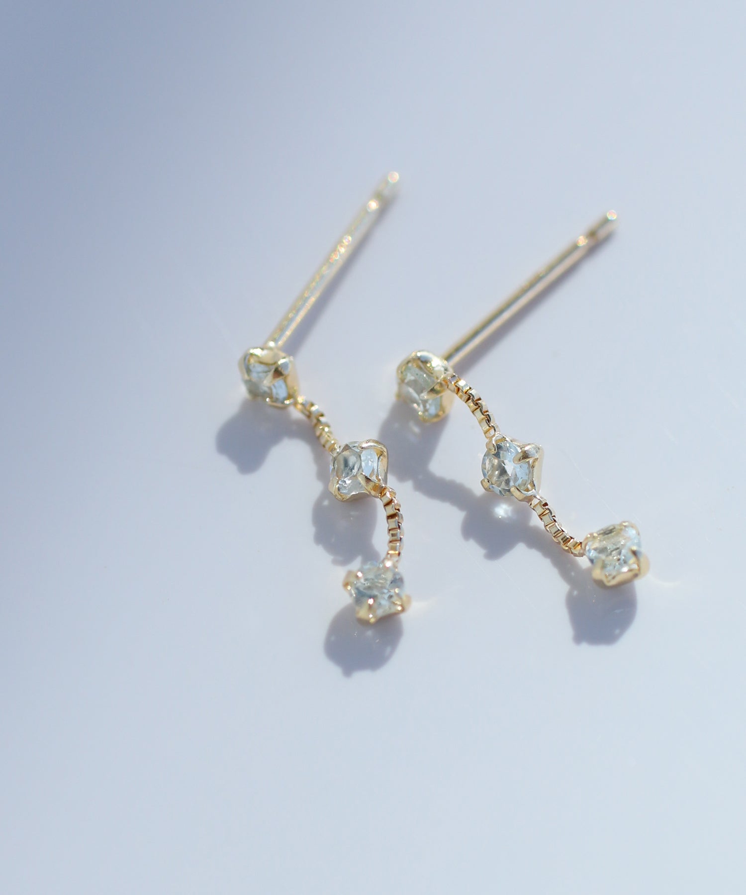 mimi33】天然石ステーションピアス[K10][Basic]｜SANPO ONLINE