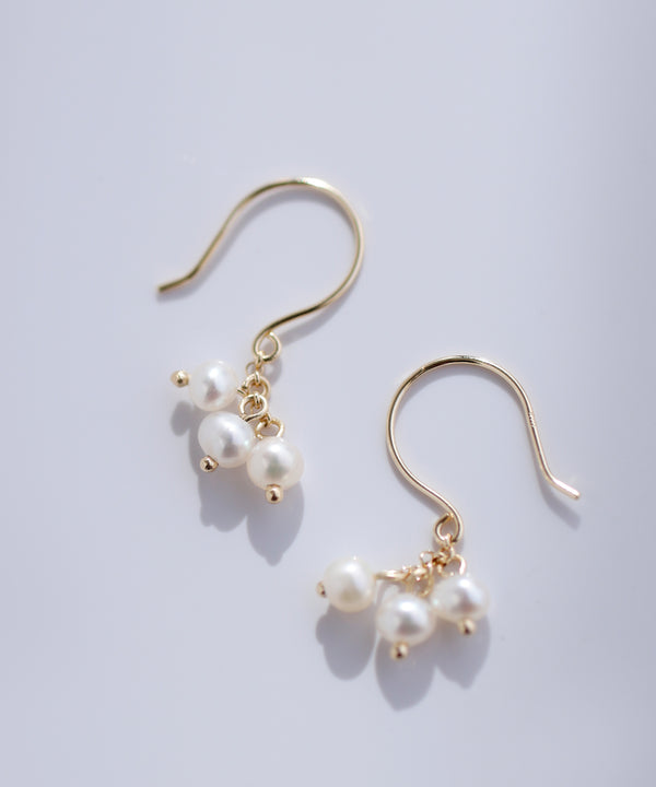 mimi33】淡水パールフックピアス[K10][Basic]｜SANPO ONLINE(サンポー