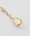 Opal hook earrings [K10][Basic]