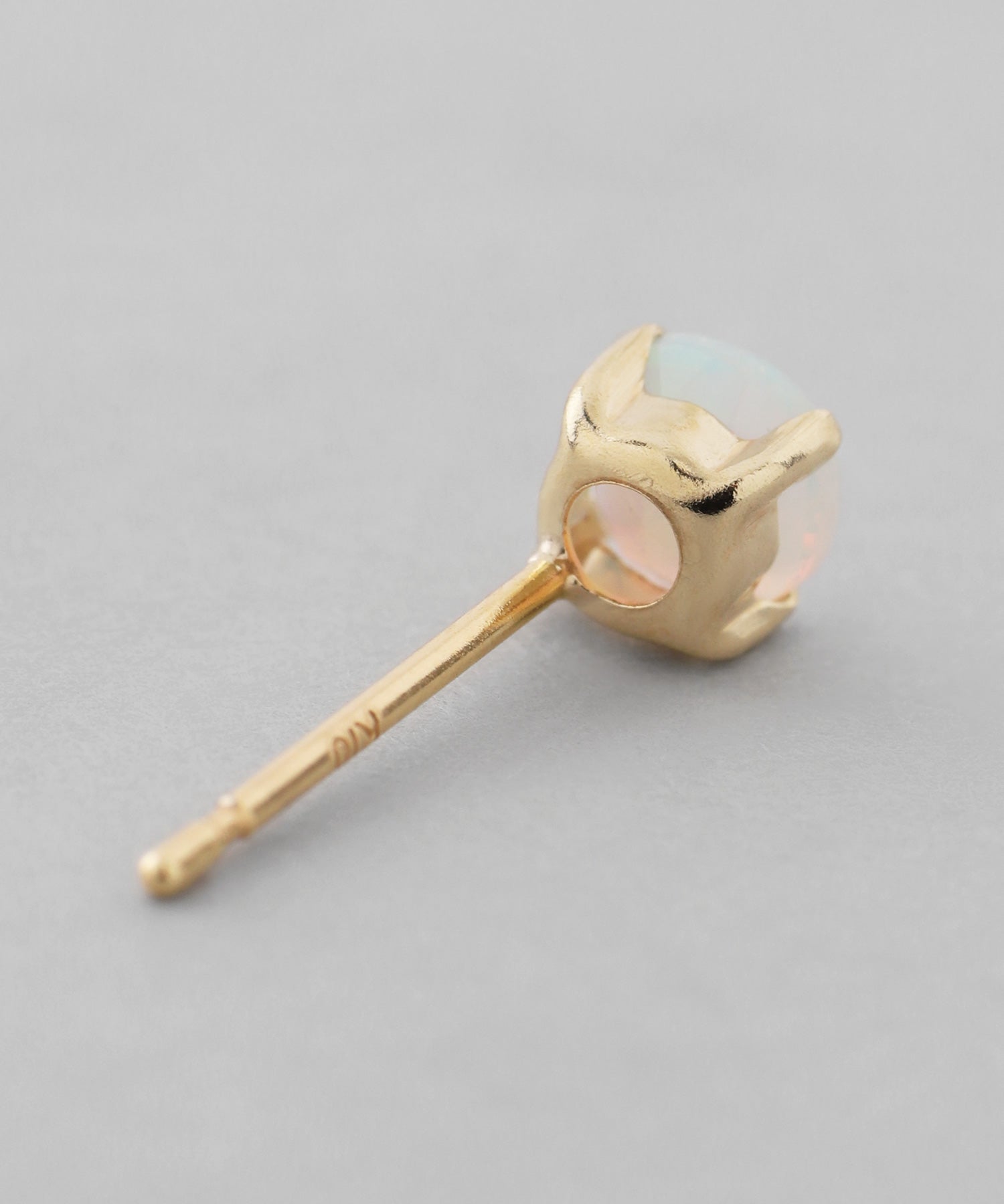 mimi33】オパールピアス[K10][Basic]｜アネモネ・シエナロゼ