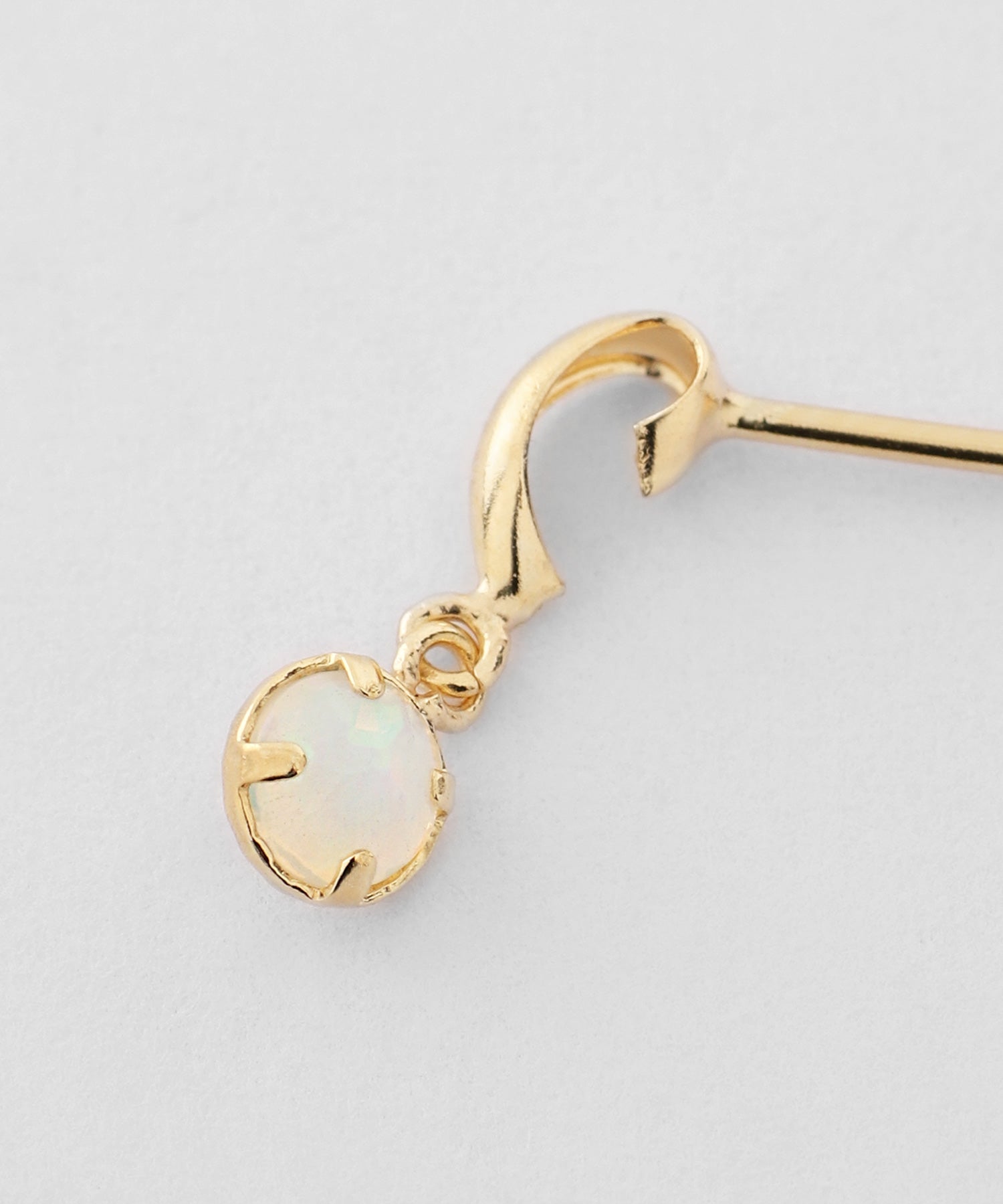 mimi33】オパールピアス[K10][Basic]｜アネモネ・シエナロゼ・ミミサン