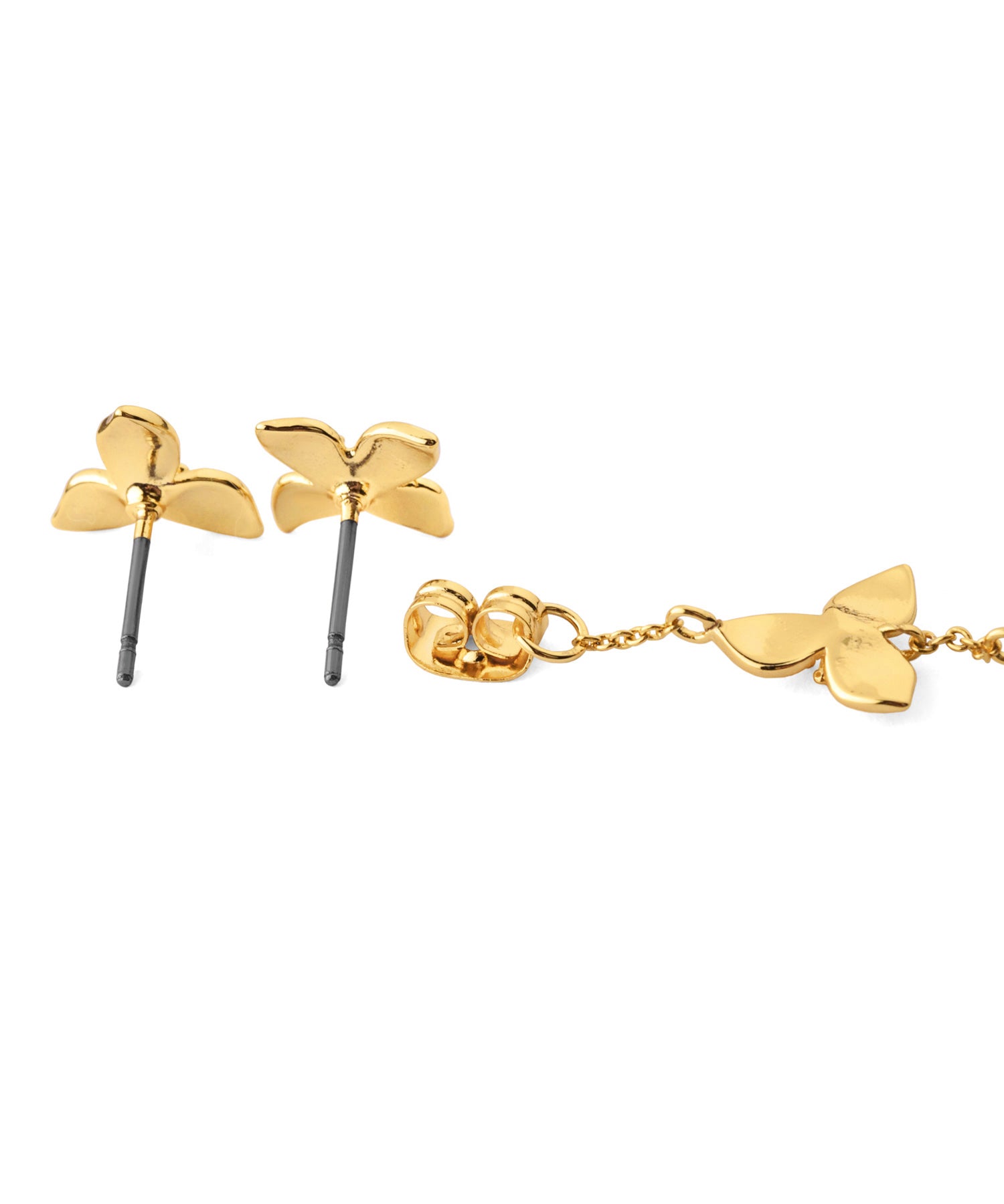 ANEMONE】フラワーアシメピアス｜アネモネ・シエナロゼ・ミミサン