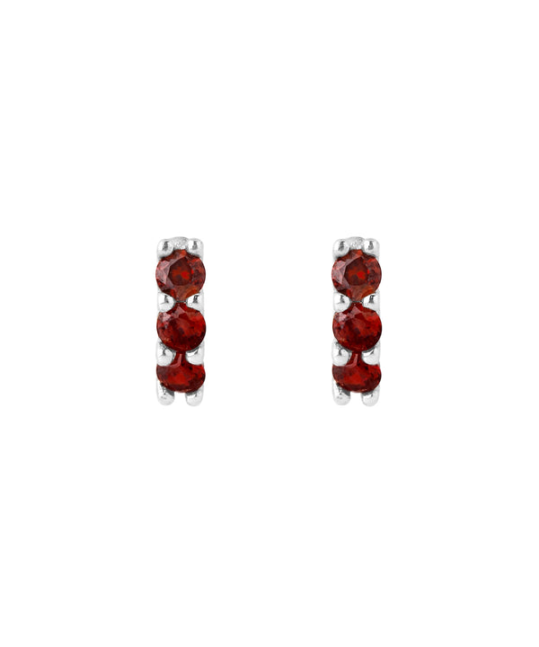 カラービジューピアス[silver925][Basic]