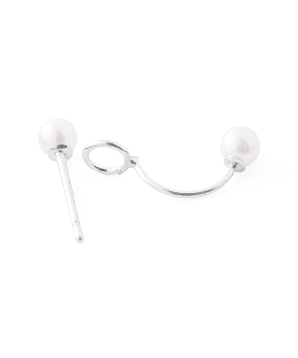 パール2WAYピアス[silver925][Basic]