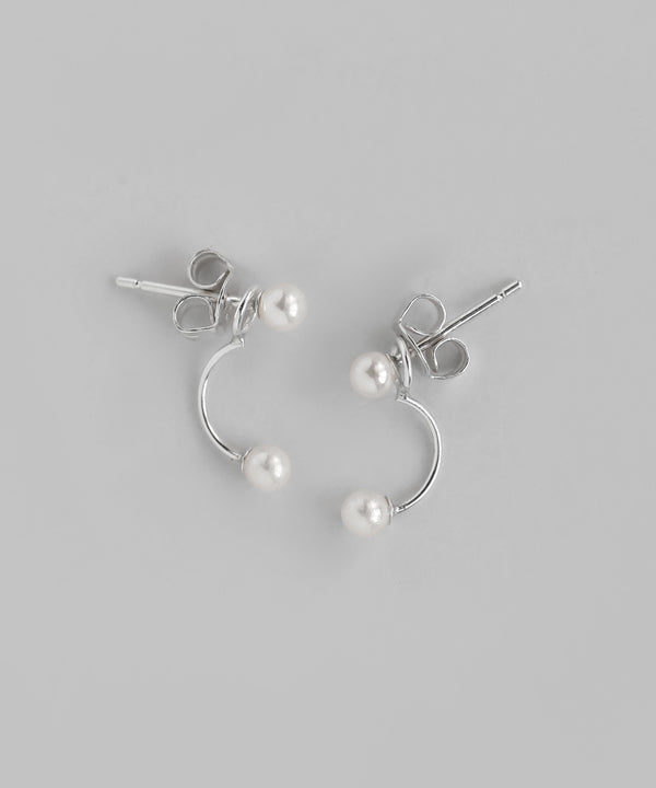 ちょうちょとシュガーパールのピアス mimi33】パール2WAYピアス[silver925][Basic]｜アネモネ・シエナロゼ