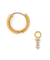 ビジュー×フープアシメピアス[Sheerchic]
