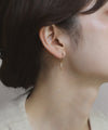 アシメビジュー2WAYフープピアス[Sheerchic]