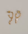 アシメビジュー2WAYフープピアス[Sheerchic]