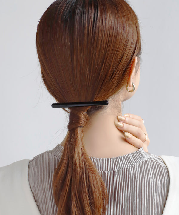 フランス製シンプルラインバレッタ