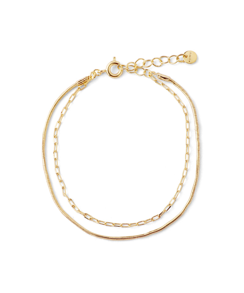 double chain bracelet