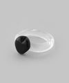 Heart Point Glass Ring
