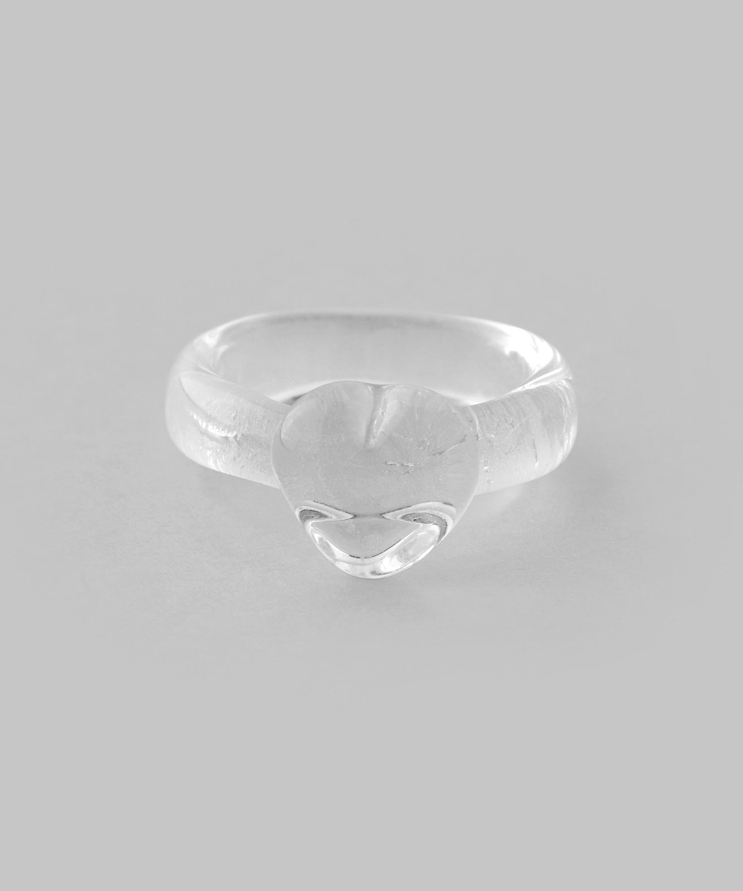 ANEMONE】ハートポイントガラスリング｜アネモネ・シエナロゼ