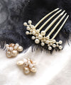 Small arch pearl comb