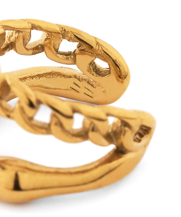 チェーンデザインイヤーカフ[ステンレス][Ownideal]