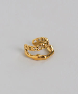 チェーンデザインイヤーカフ[ステンレス][Ownideal]