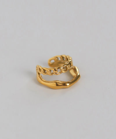 鏈條設計耳骨夾[不鏽鋼][Ownideal]