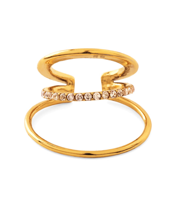 ビジューラインイヤーカフ[ステンレス][Sheerchic]