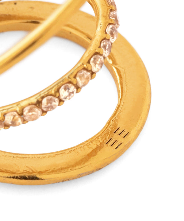 ビジューラインイヤーカフ[ステンレス][Sheerchic]