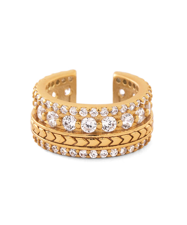 ビジューイヤーカフ[Sheerchic]