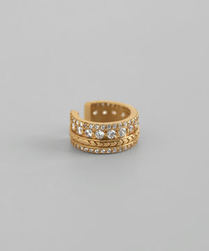 ビジューイヤーカフ[Sheerchic]