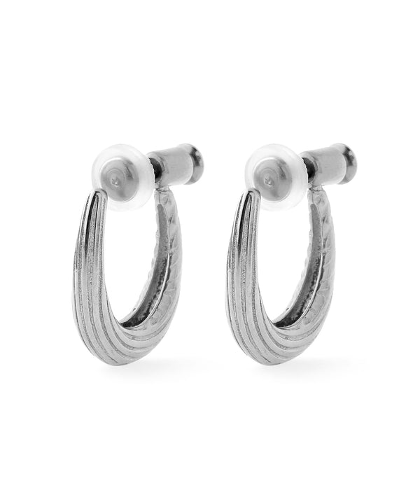 [Stainless Steel] Design Push Earrings
