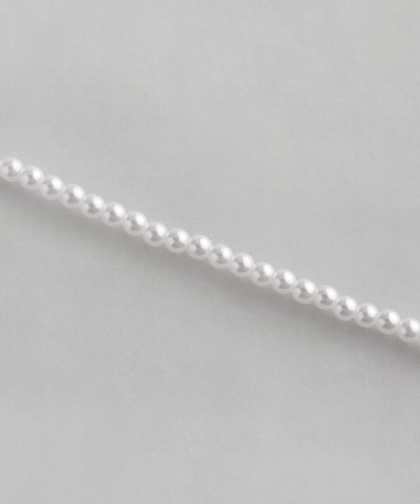 パールショートネックレス[3mm]