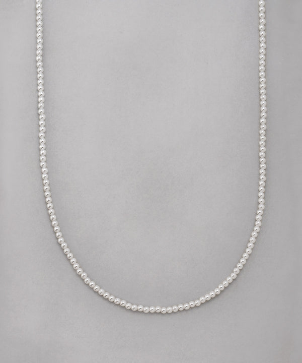 Pearl long necklace [4mm]