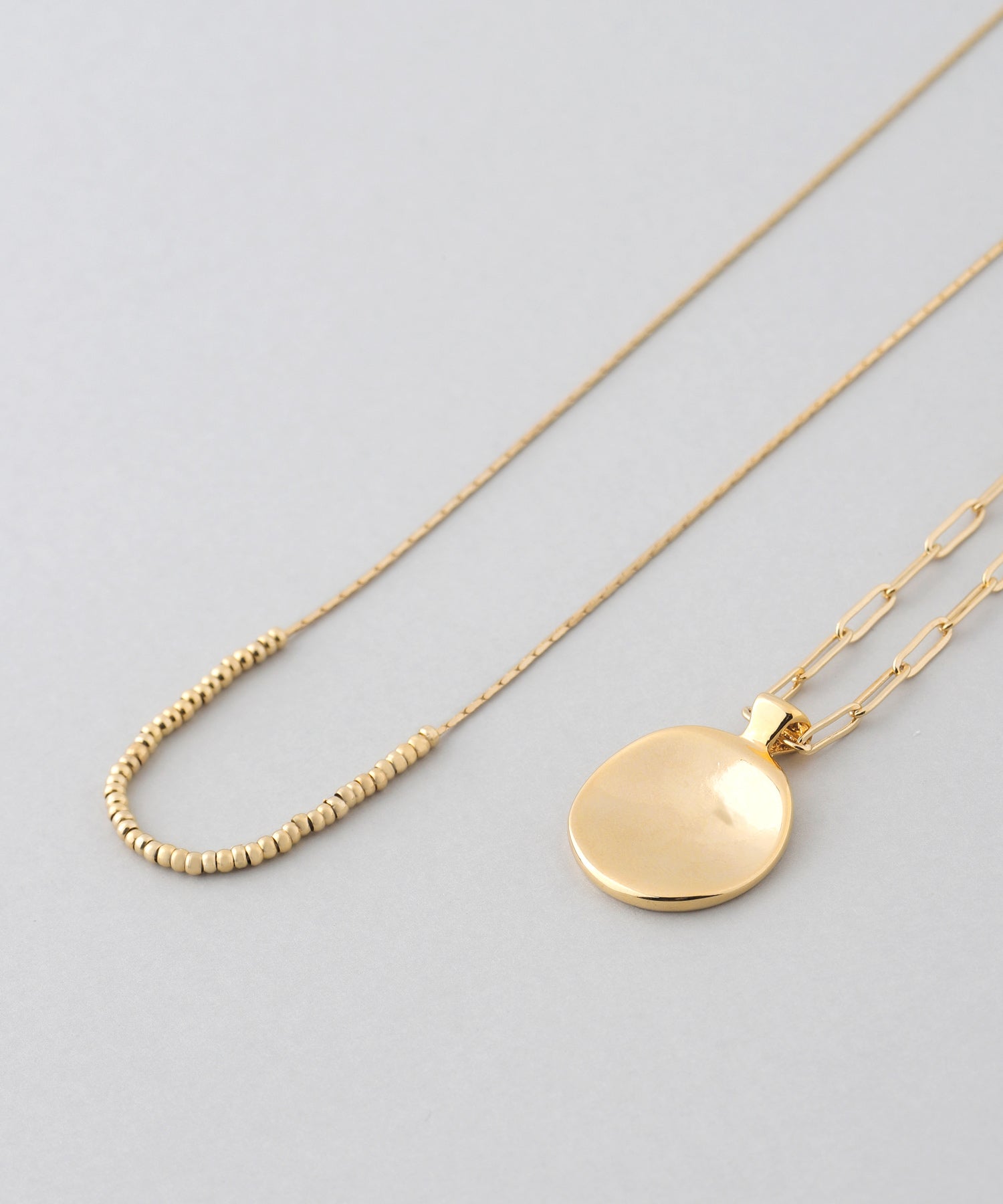 ANEMONE】サークルプレートネックレス[2本セット]｜SANPO ONLINE