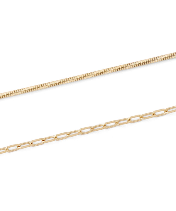 ダブルチェーンネックレス