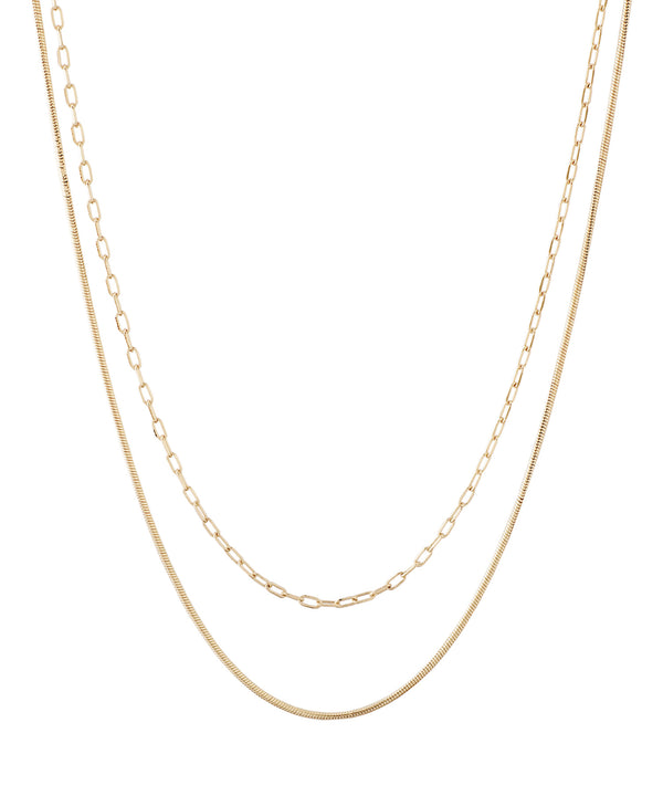 ダブルチェーンネックレス